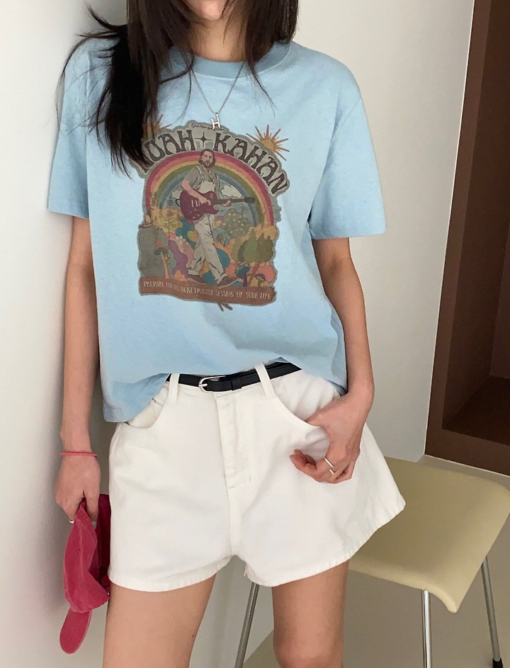 Diana - Korean Women Fashion - #womensfashion - Guitar Tee