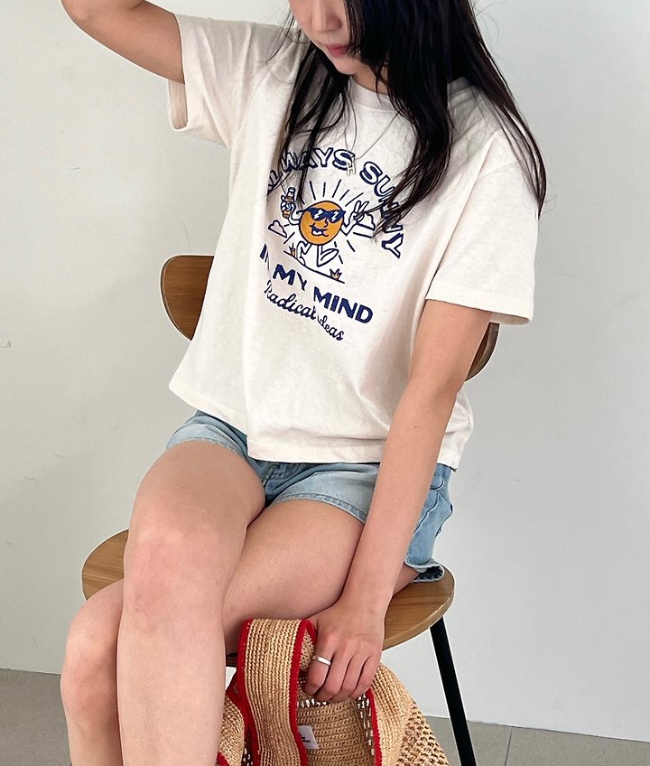Diana - Korean Women Fashion - #womensfashion - Sunny Tee - 2