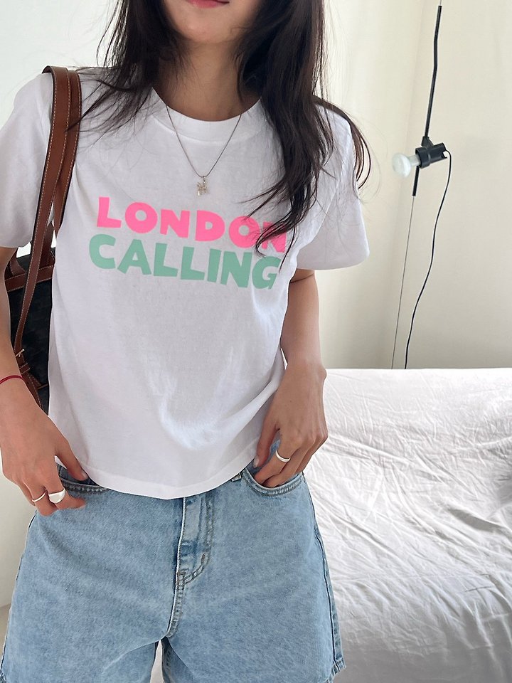 Diana - Korean Women Fashion - #womensfashion - Calling Crop Tee - 7