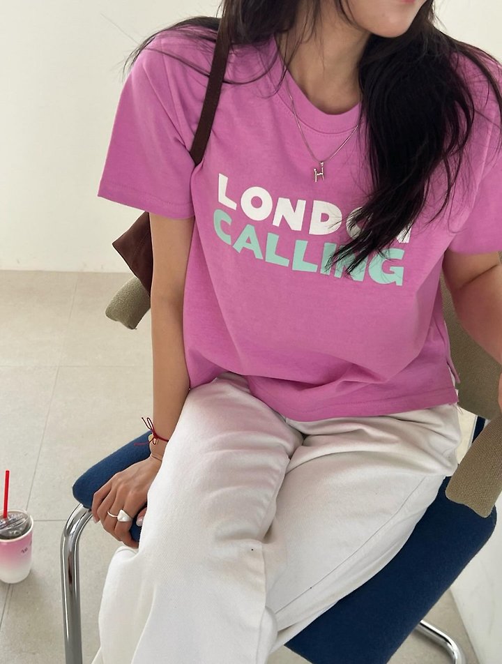 Diana - Korean Women Fashion - #womensfashion - Calling Crop Tee - 9