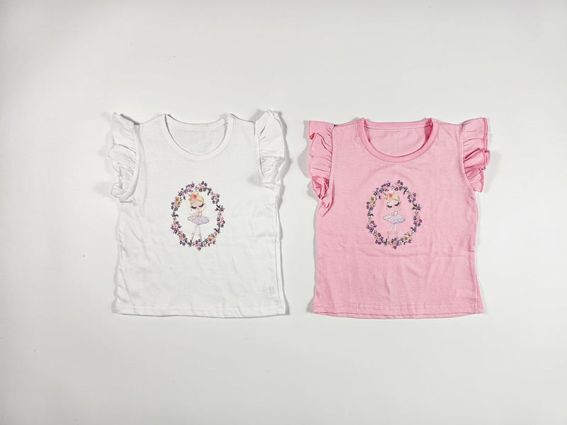 Dolphin - Korean Children Fashion - #childrensboutique - Ballerina Girl Frill Tee