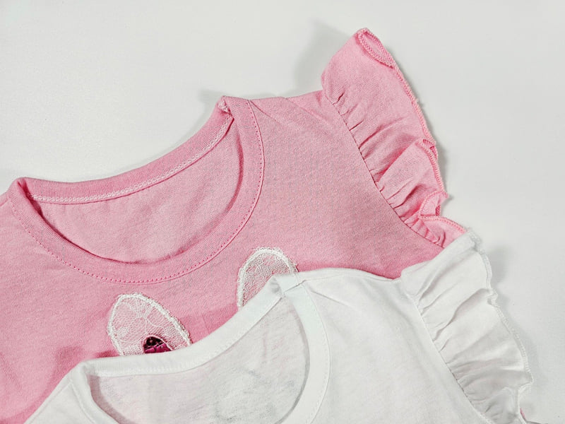 Dolphin - Korean Children Fashion - #designkidswear - Bunny Frill Tee - 3