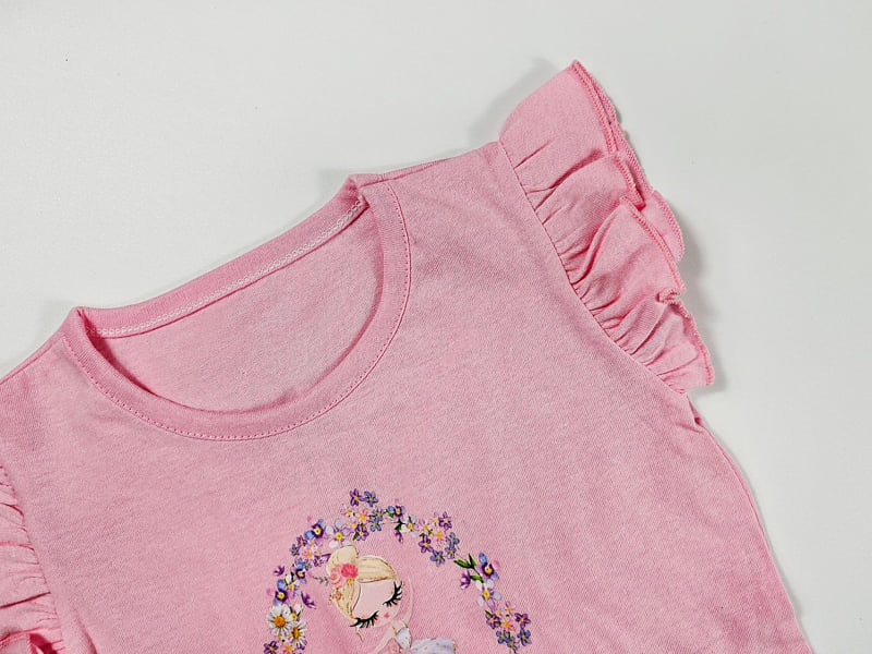 Dolphin - Korean Children Fashion - #discoveringself - Ballerina Girl Frill Tee - 4