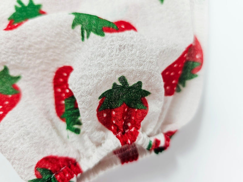 Dolphin - Korean Children Fashion - #kidzfashiontrend - Strawberry Bloomers Pants - 2