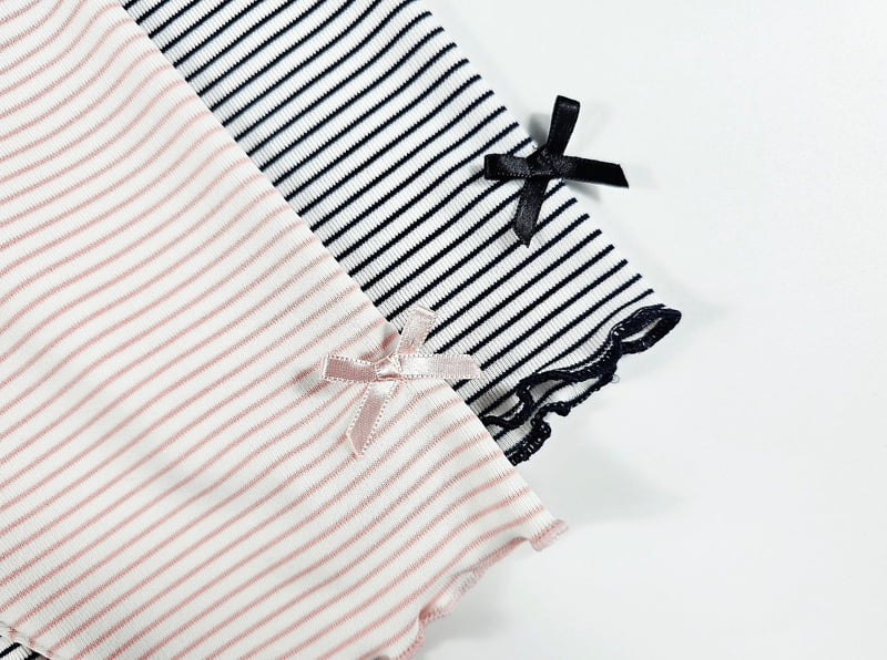 Dolphin - Korean Children Fashion - #magicofchildhood - Stripe Leggings - 2