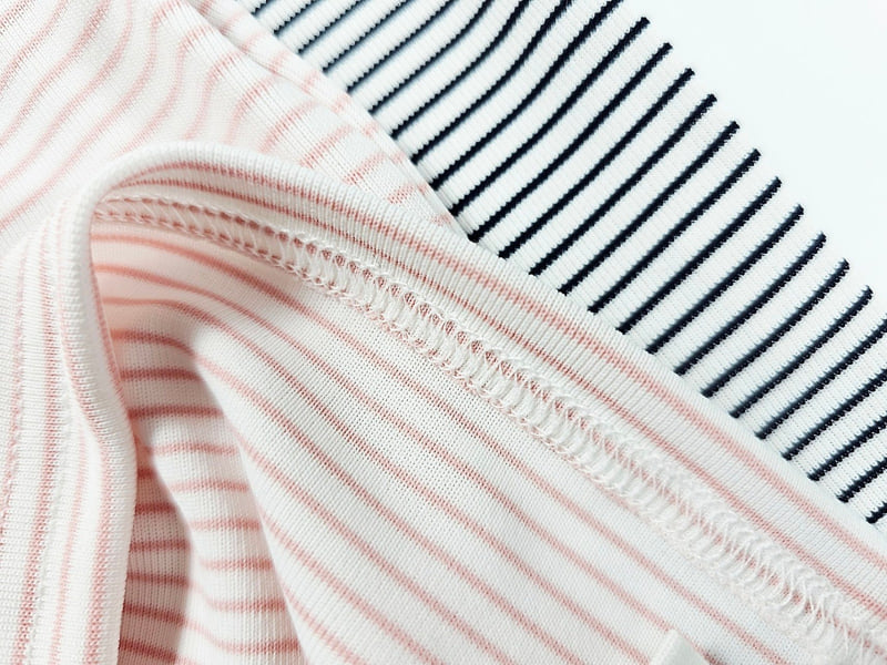 Dolphin - Korean Children Fashion - #minifashionista - Stripe Frill Tee - 7