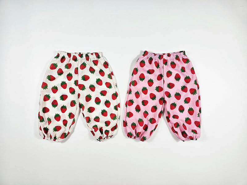 Dolphin - Korean Children Fashion - #stylishchildhood - Strawberry Bustier Set - 5