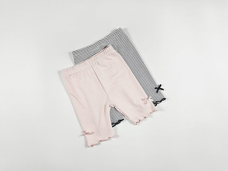 Dolphin - Korean Children Fashion - #todddlerfashion - Stripe Leggings - 5
