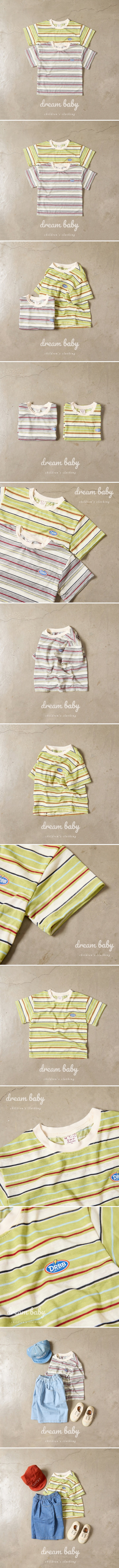 Dream Baby - Korean Children Fashion - #minifashionista - Thunder Stripe Tee