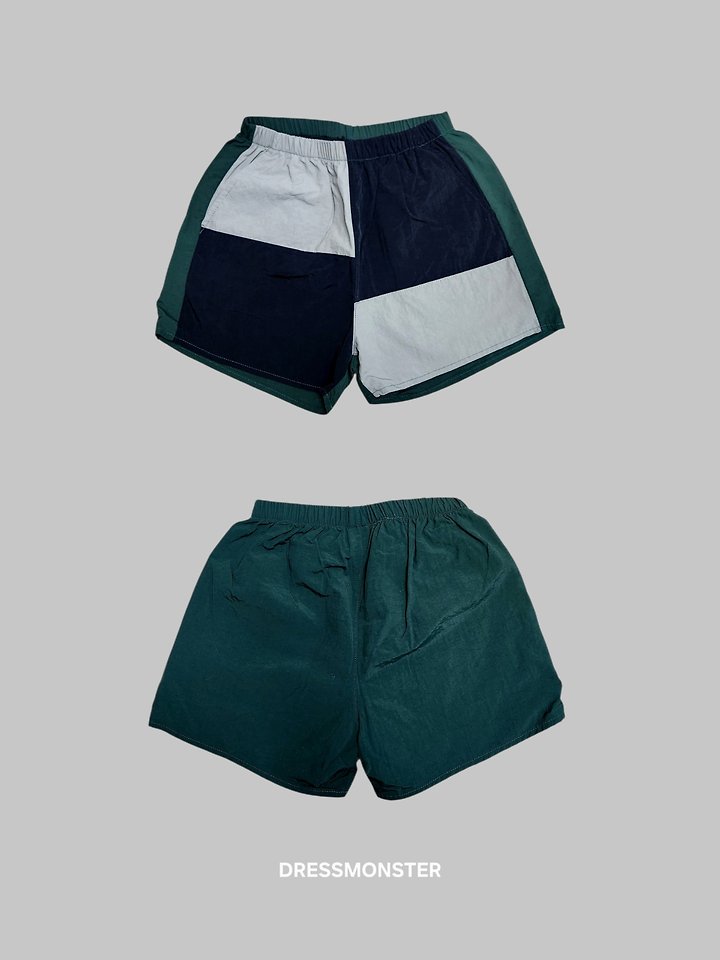 Dress Monster - Korean Children Fashion - #Kfashion4kids - Block Shorts - 2