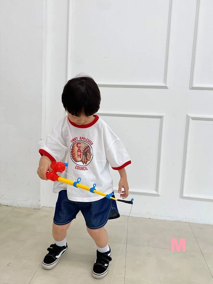 Dress Monster - Korean Children Fashion - #stylishchildhood - Gochujang Ringer Tee - 4