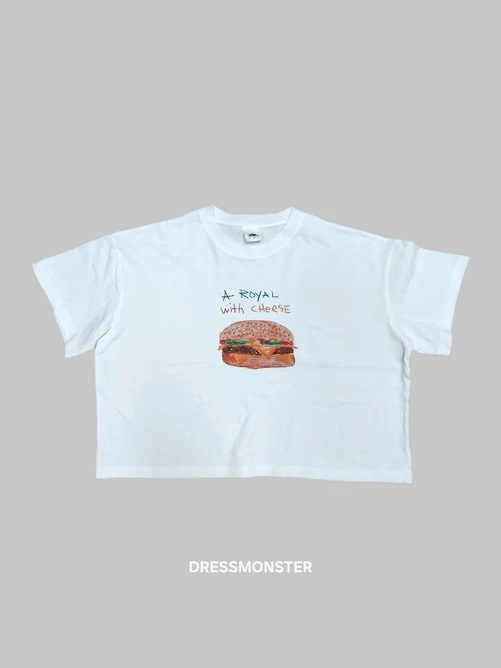 Dress Monster - Korean Children Fashion - #childofig - Burger Tee - 2