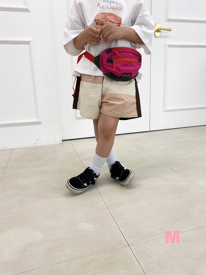 Dress Monster - Korean Children Fashion - #childofig - Block Shorts - 8