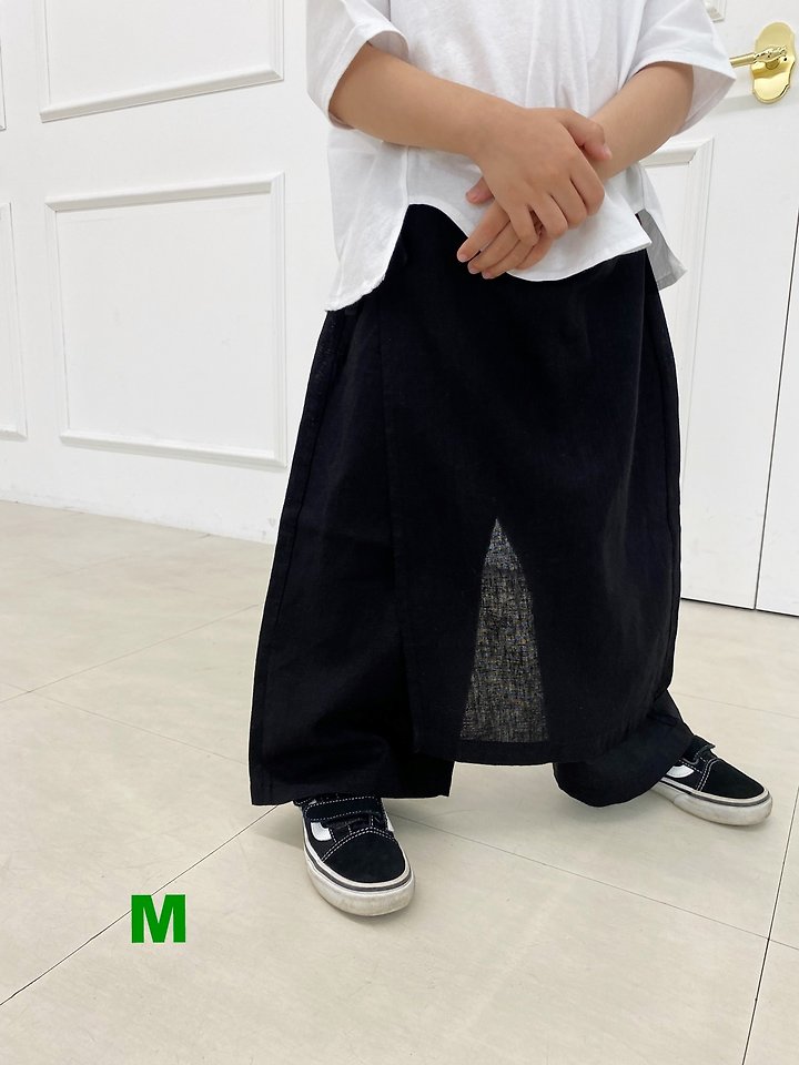 Dress Monster - Korean Children Fashion - #childofig - Linen Wrap Pants - 5