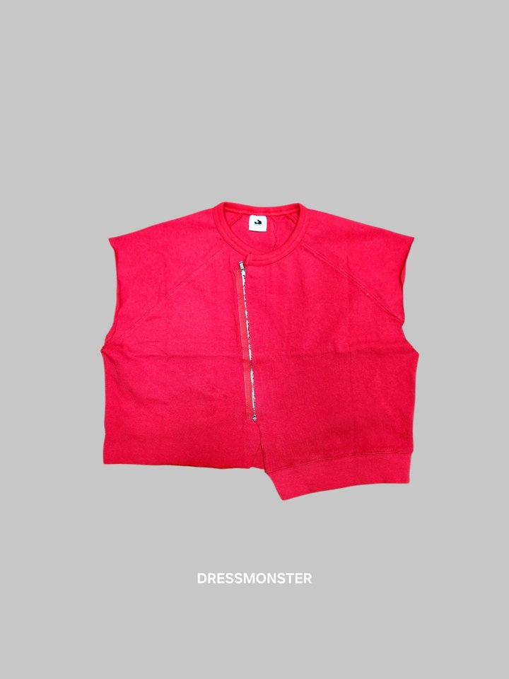 Dress Monster - Korean Children Fashion - #prettylittlegirls - Unbalanced Zip-Up - 4