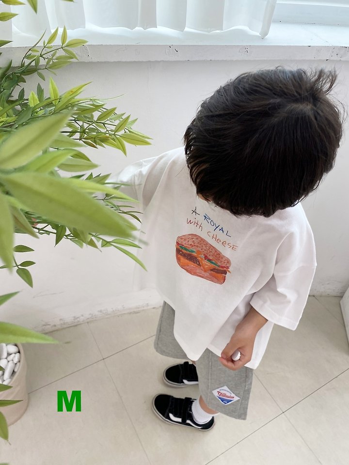 Dress Monster - Korean Children Fashion - #childrensboutique - Burger Tee - 3