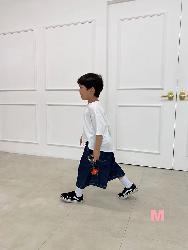 Dress Monster - Korean Children Fashion - #childrensboutique - Bermuda Carpenter Pants - 12