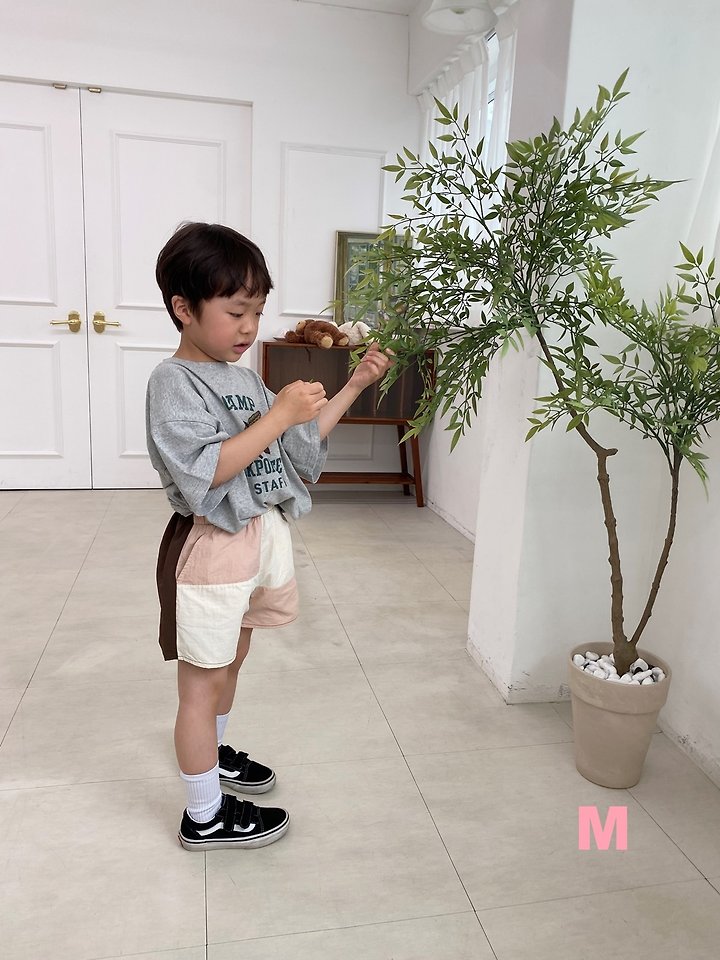 Dress Monster - Korean Children Fashion - #childrensboutique - Block Shorts - 9