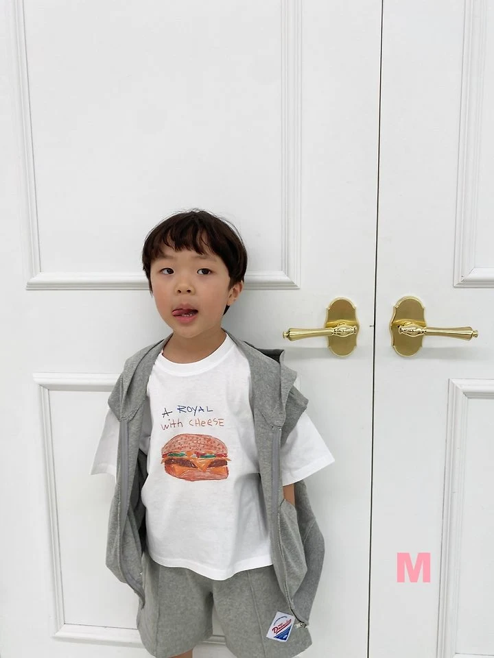 Dress Monster - Korean Children Fashion - #discoveringself - Burger Tee - 5