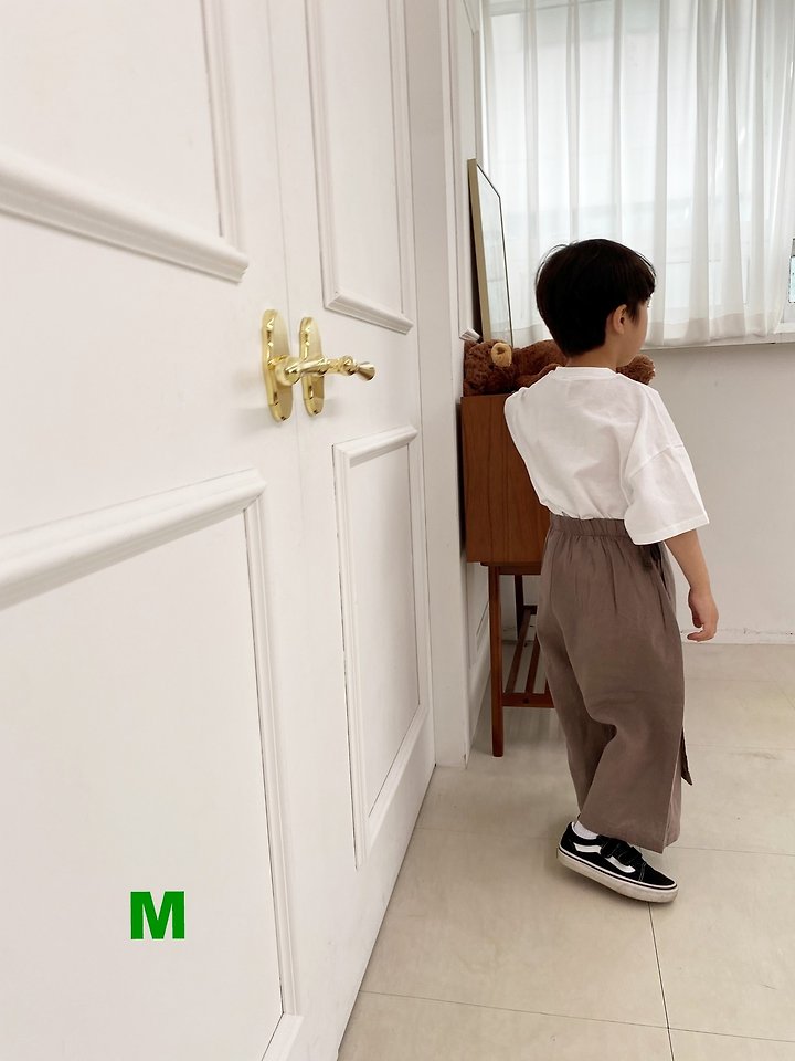 Dress Monster - Korean Children Fashion - #kidsshorts - Linen Wrap Pants - 11