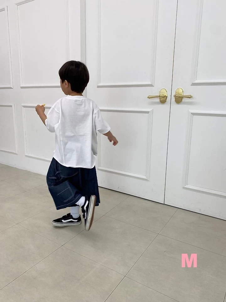 Dress Monster - Korean Children Fashion - #kidsstore - Bermuda Carpenter Pants - 4