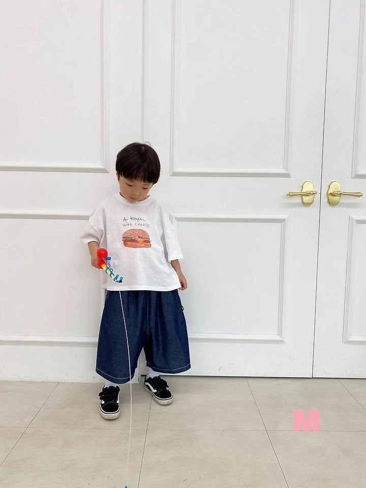 Dress Monster - Korean Children Fashion - #littlefashionista - Burger Tee - 11