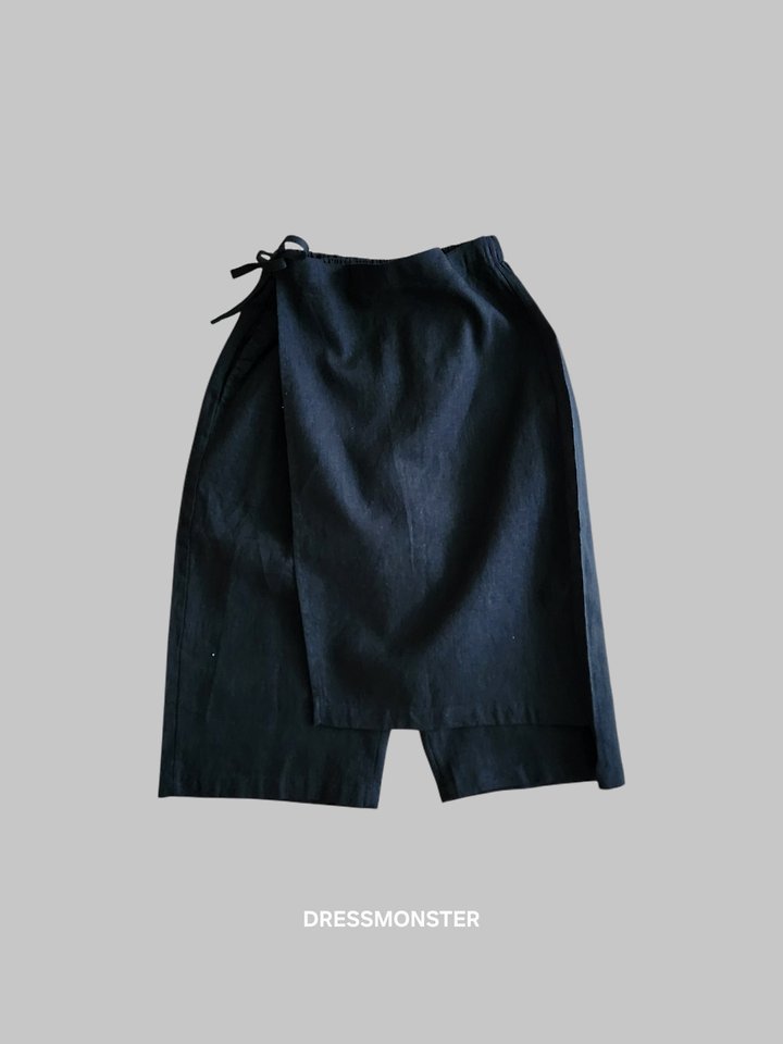Dress Monster - Korean Children Fashion - #magicofchildhood - Linen Wrap Pants - 2