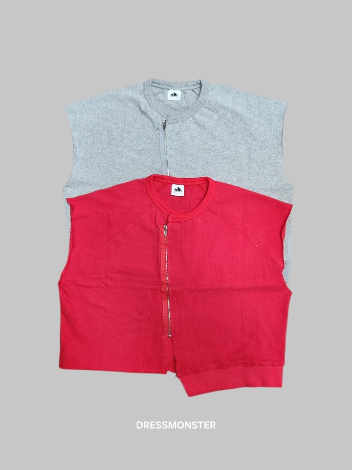 Dress Monster - Korean Children Fashion - #magicofchildhood - Unbalanced Zip-Up