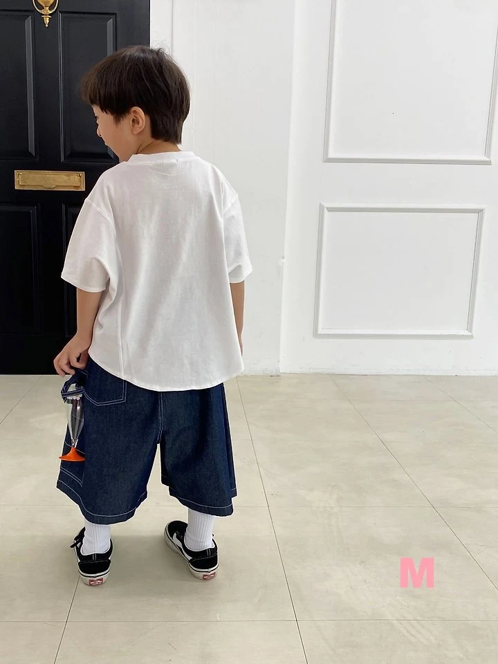 Dress Monster - Korean Children Fashion - #minifashionista - Bermuda Carpenter Pants - 8