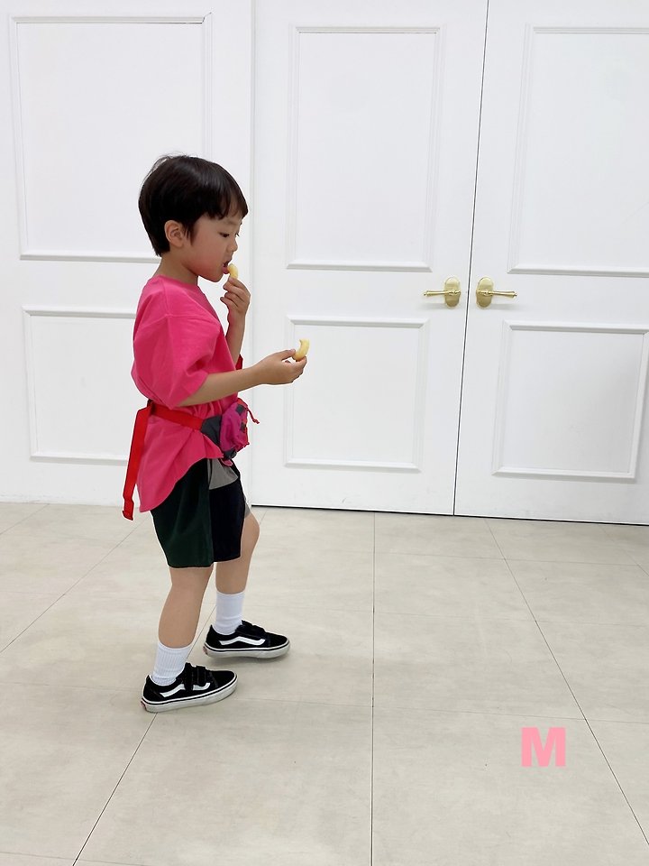 Dress Monster - Korean Children Fashion - #minifashionista - Block Shorts - 5