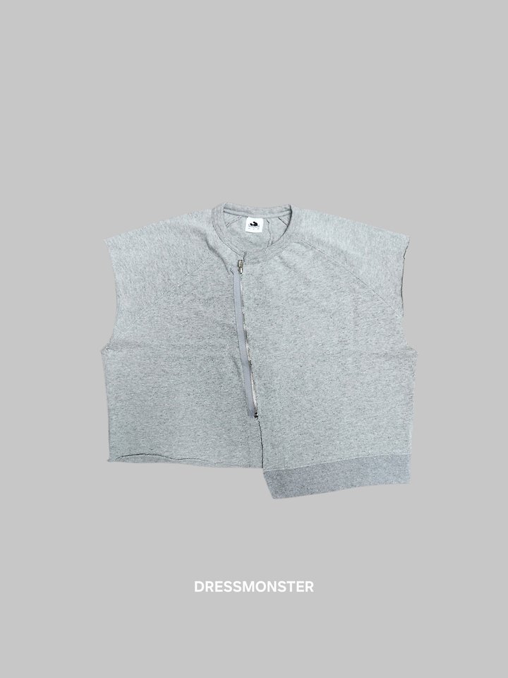 Dress Monster - Korean Children Fashion - #minifashionista - Unbalanced Zip-Up - 2