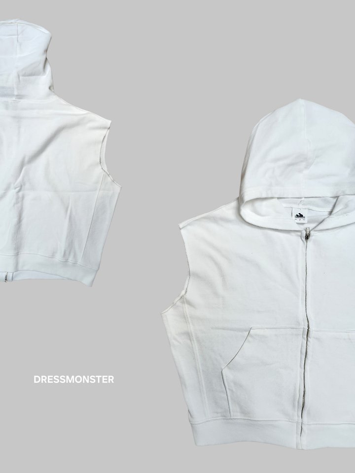 Dress Monster - Korean Children Fashion - #prettylittlegirls - Sleeveless Zip-Up - 2