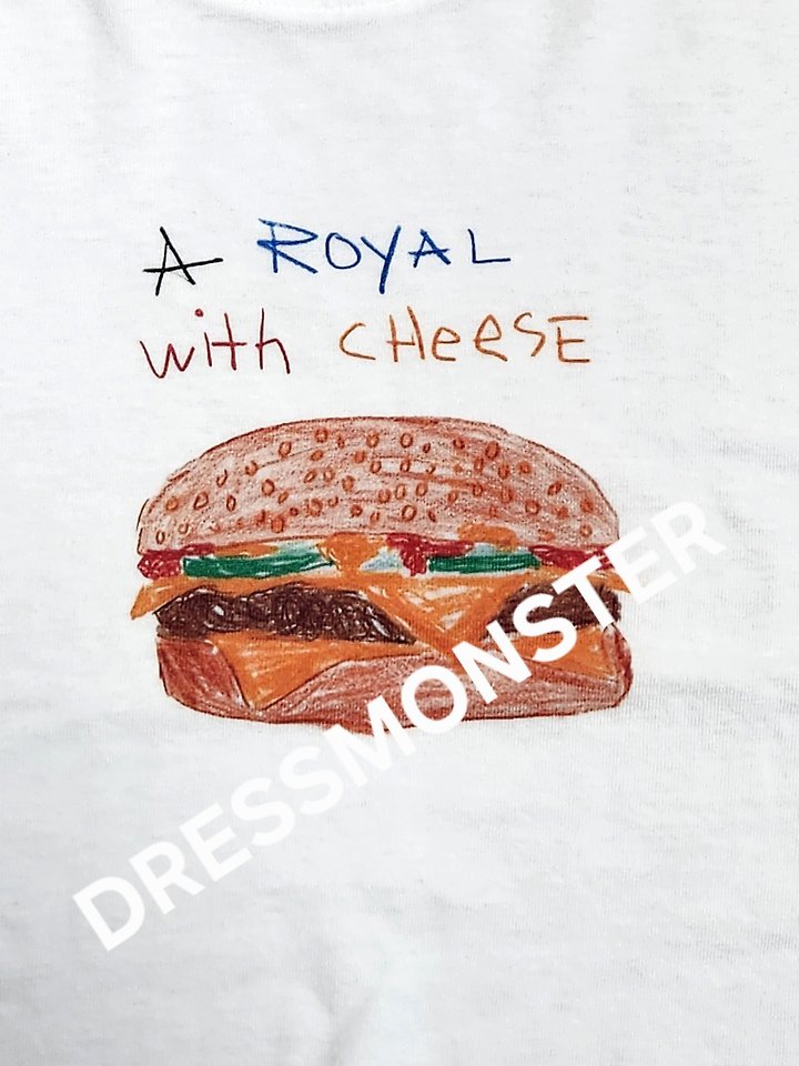 Dress Monster - Korean Children Fashion - #stylishchildhood - Burger Tee