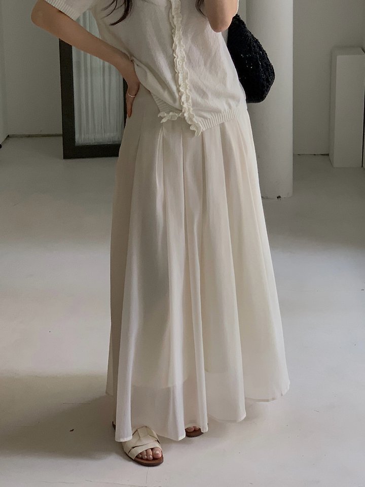 Dress Room - Korean Women Fashion - #momslook - Pure Airy Skirt