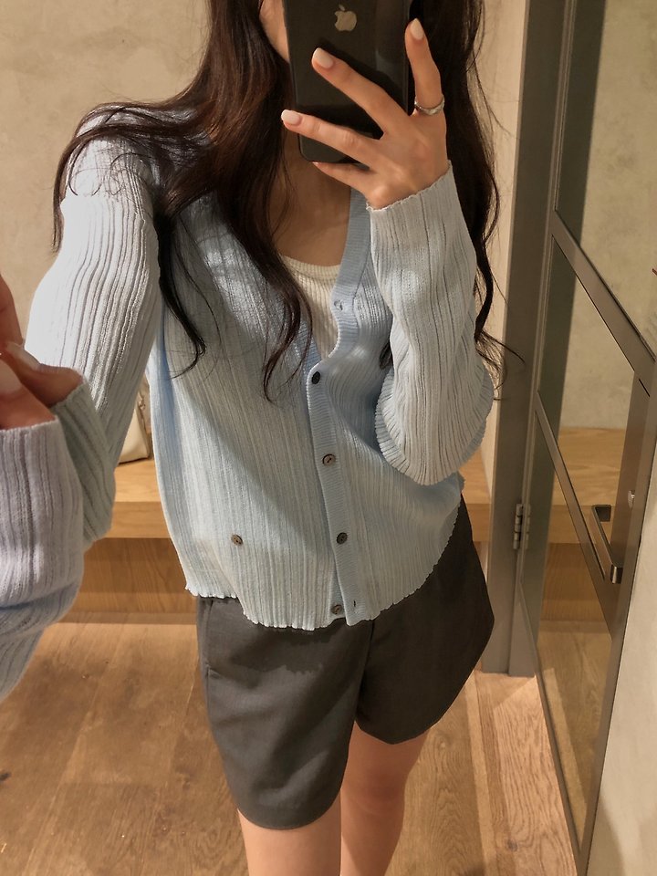 Dress Room - Korean Women Fashion - #momslook - Ren Pleated Cardigan - 9