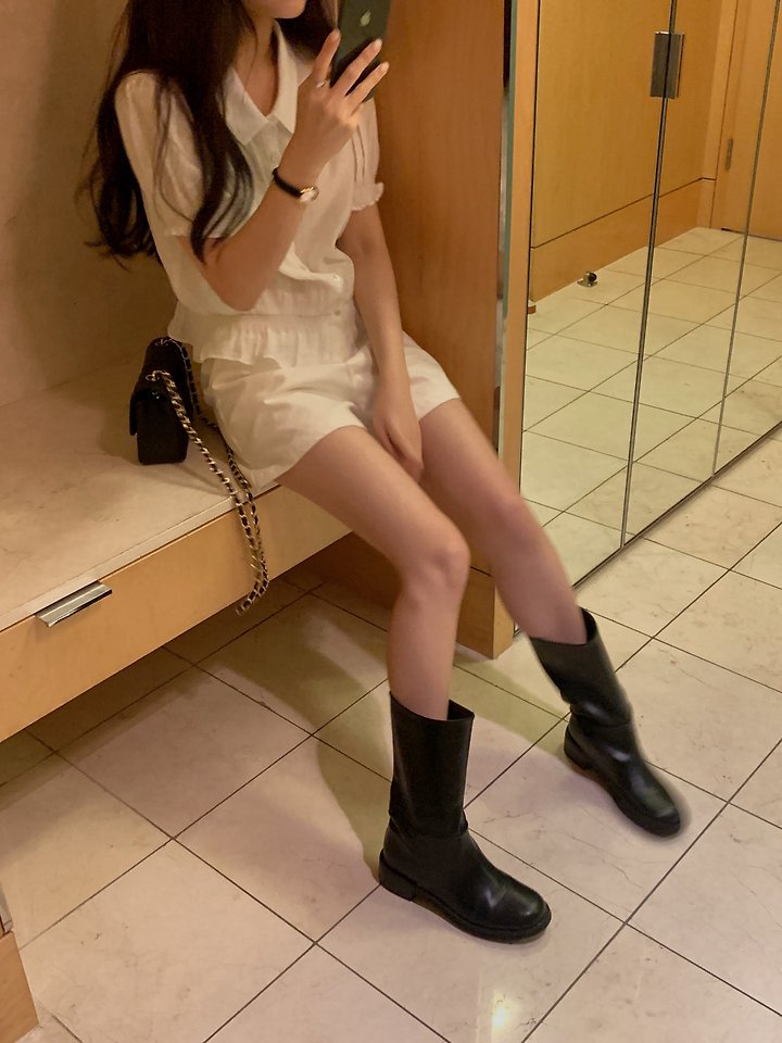 Dress Room - Korean Women Fashion - #momslook - Obe Collar Blouse - 6