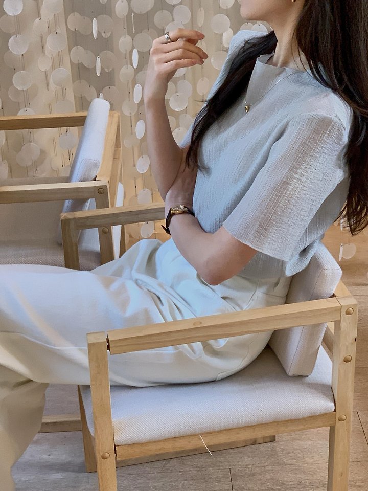 Dress Room - Korean Women Fashion - #romanticstyle - Anna Pleated Blouse - 10