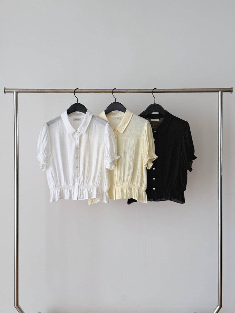 Dress Room - Korean Women Fashion - #womensfashion - Obe Collar Blouse