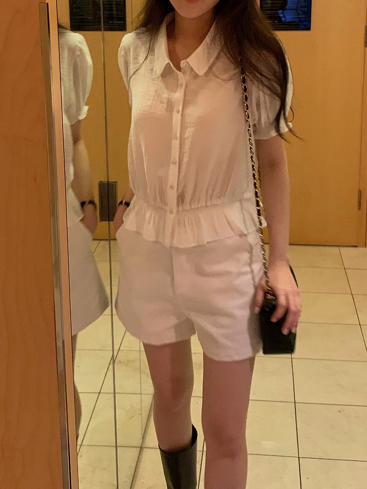 Dress Room - Korean Women Fashion - #womensfashion - Obe Collar Blouse - 7