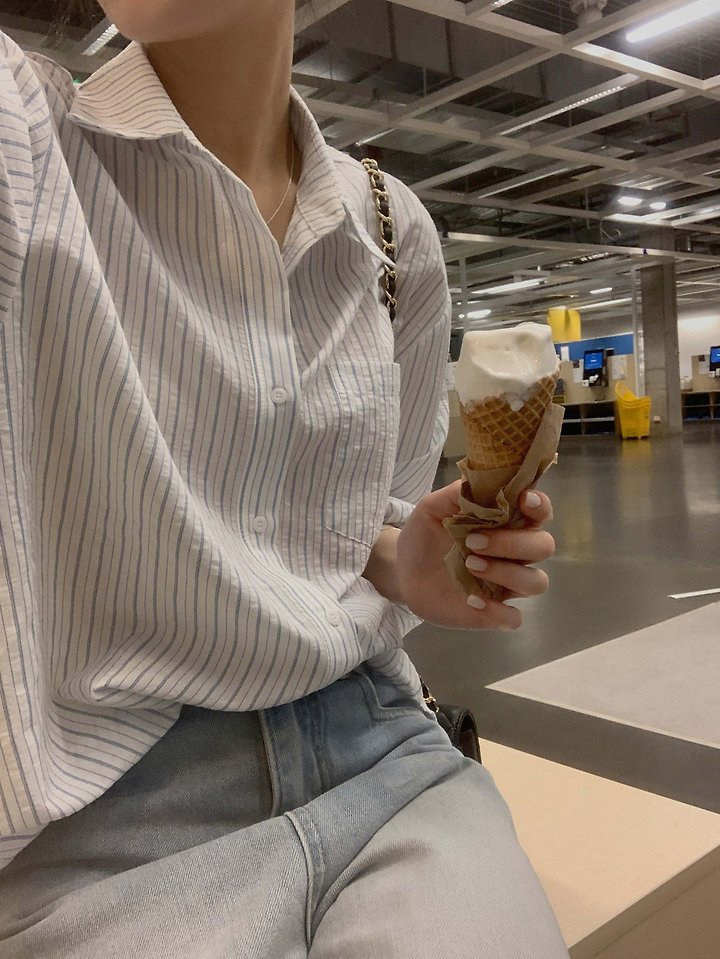 Dress Room - Korean Women Fashion - #womensfashion - Molly Stripe Shirt - 9