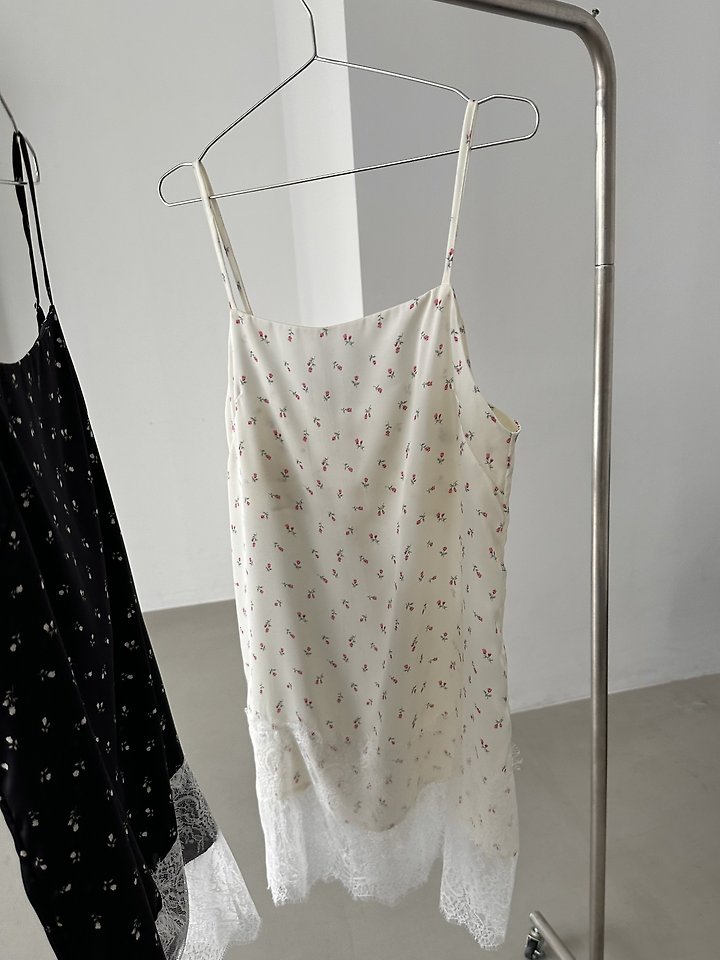 Dress U - Korean Women Fashion - #momslook - Floral Slip One-Piece - 3