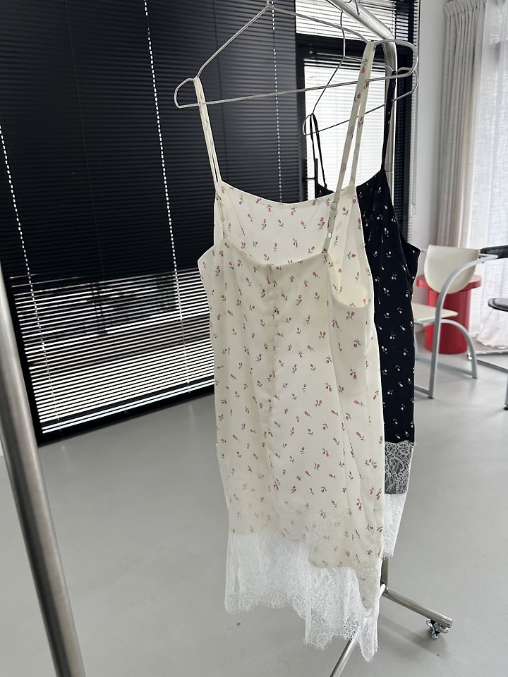 Dress U - Korean Women Fashion - #momslook - Floral Slip One-Piece - 7