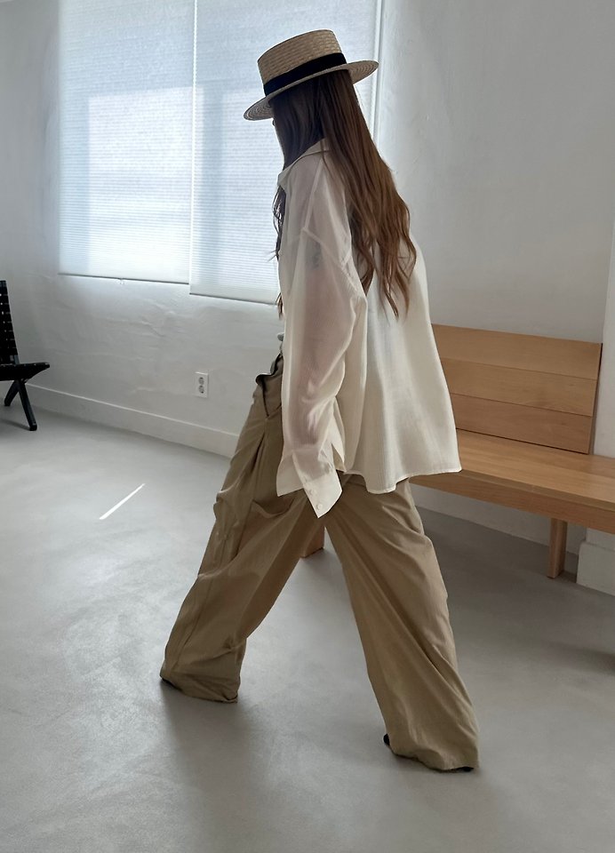 Dress U - Korean Women Fashion - #momslook - Natural Low Shirt