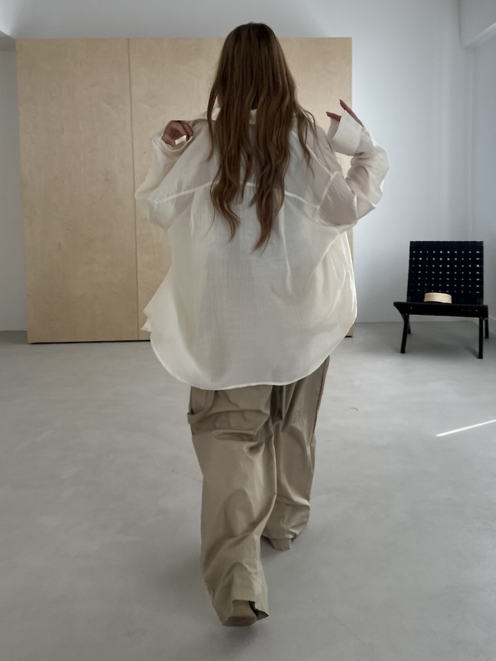 Dress U - Korean Women Fashion - #momslook - Natural Low Shirt - 3