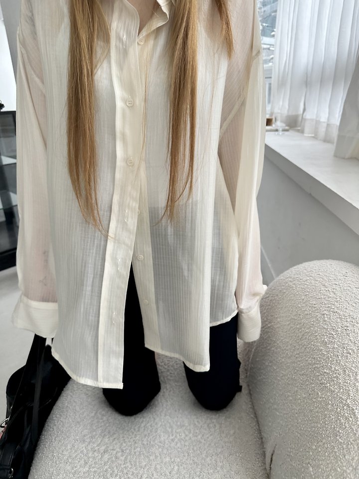 Dress U - Korean Women Fashion - #momslook - Natural Low Shirt - 5