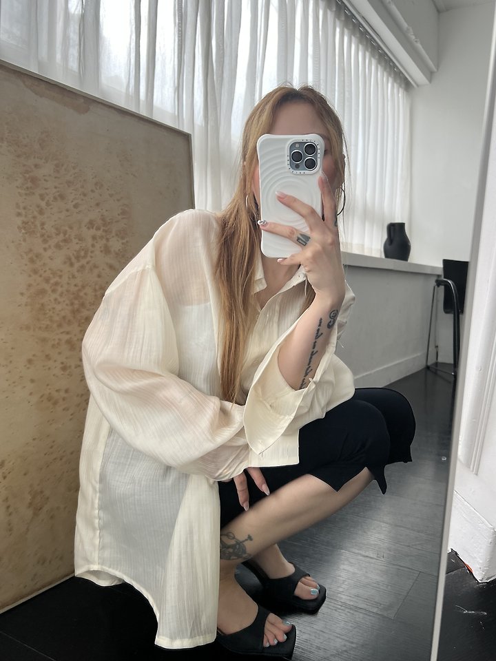 Dress U - Korean Women Fashion - #momslook - Natural Low Shirt - 9