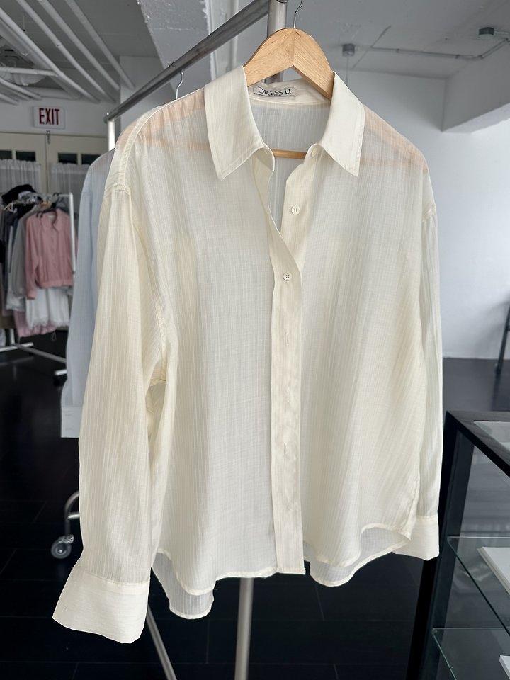 Dress U - Korean Women Fashion - #womensfashion - Natural Low Shirt - 4