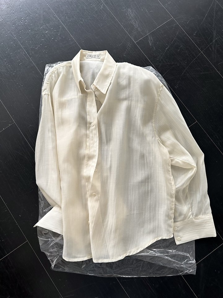 Dress U - Korean Women Fashion - #momslook - Natural Low Shirt - 7