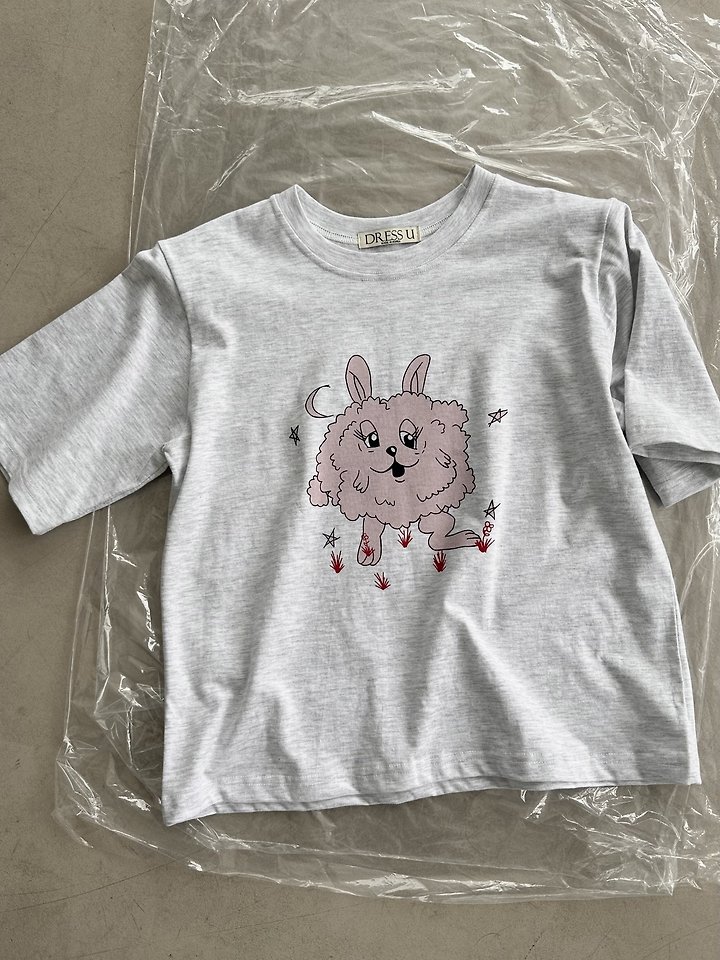 Dress U - Korean Women Fashion - #momslook - Monggeuli Pad Tee - 3
