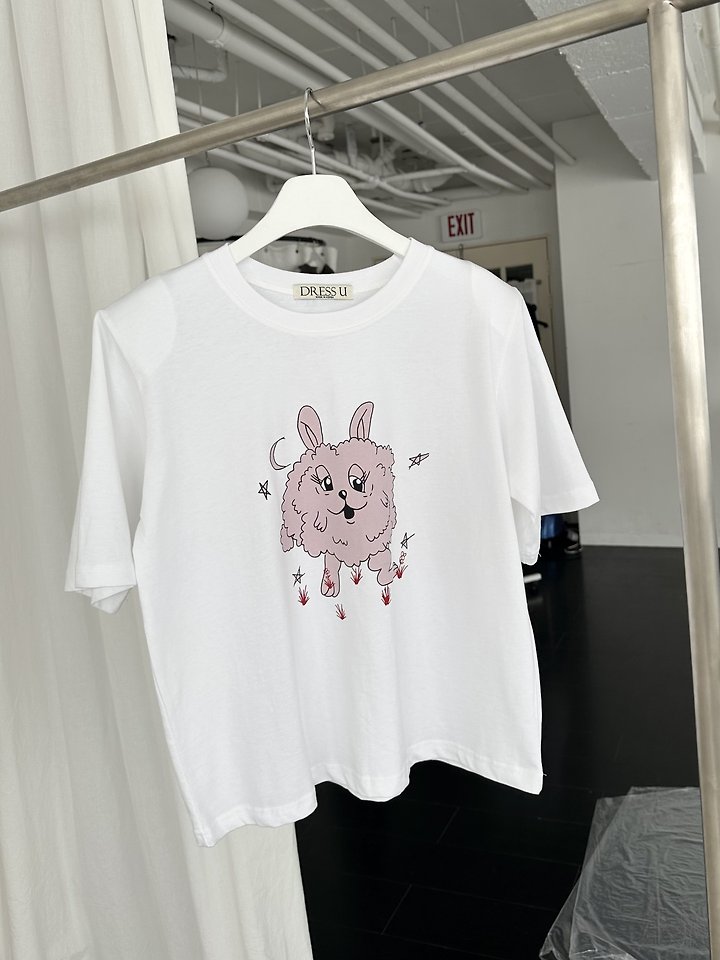 Dress U - Korean Women Fashion - #momslook - Monggeuli Pad Tee - 6
